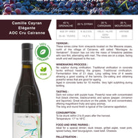 Camille Cayran l’Elégante" Côtes du Rhône Cairanne 2023